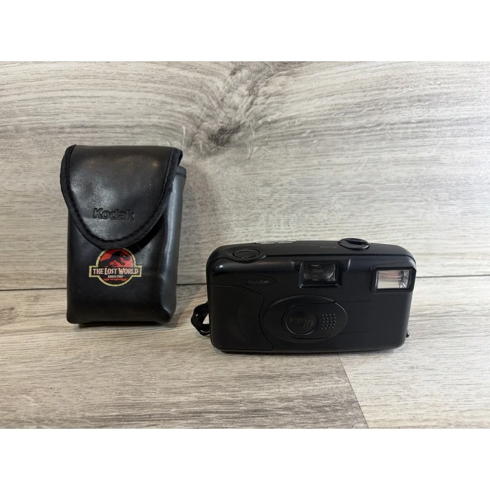 Vintage Kodak Camera KB 10 Point Shoot 35mm Film Camera Jurassic Park Case